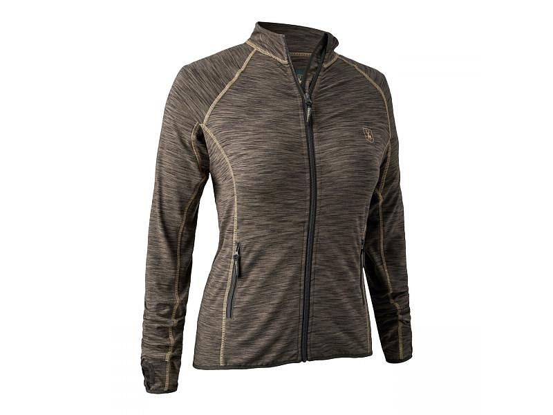 Deerhunter fleecová mikina dámská Lady 5483, hnědá vel. 44 - Obrázek Deerhunter fleecová mikina dámská Lady 5483, hnědá vel. 44 - Obrázek